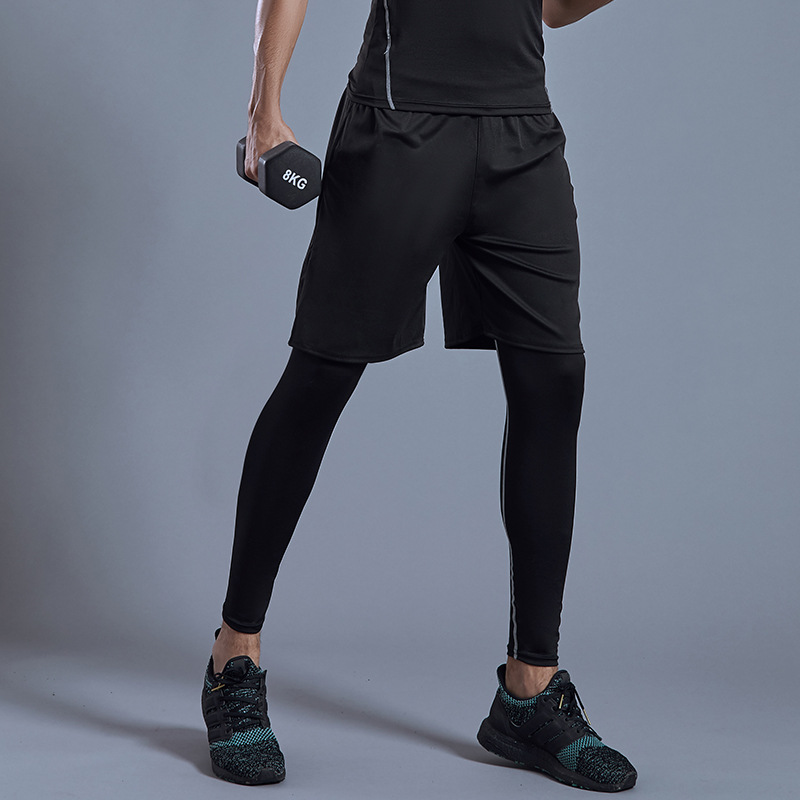 Men's fitness pants - texture close-up