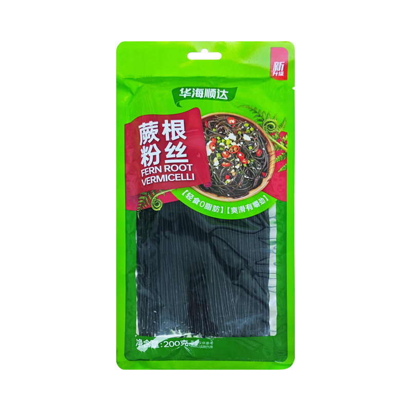华海顺达 蕨根粉丝200g/袋 干粉代餐凉拌麻辣烫火锅酸辣蕨根粉家用