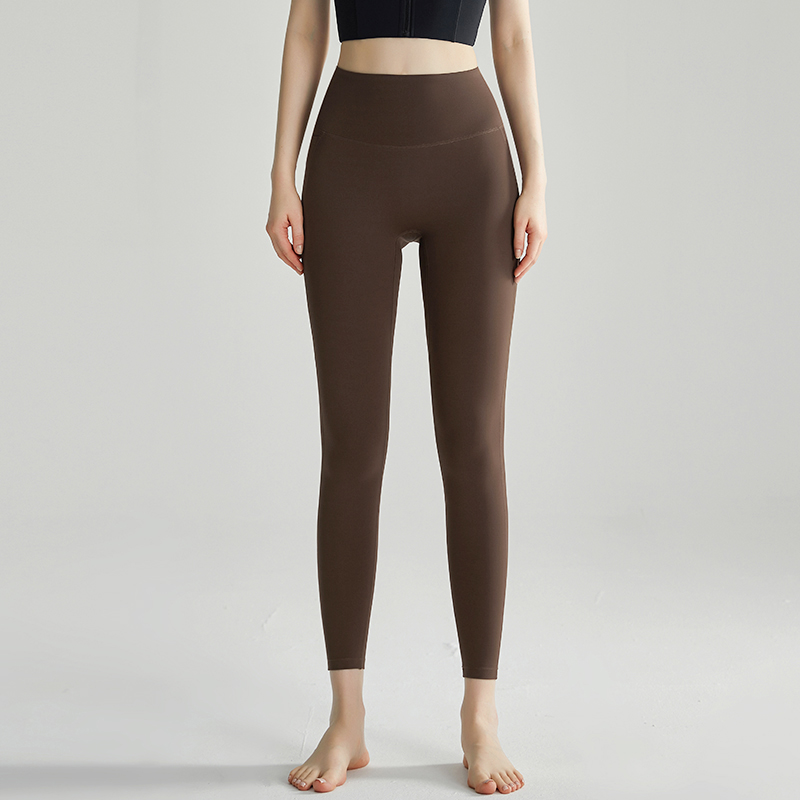 LAHN European Leica Yoga Pants - Seamless High-Waisted Thigh-High Pants for Slimming and Sexy Look - Suitable for Outdoor Activities and Fitness - view 6