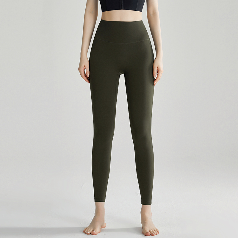LAHN European Leica Yoga Pants - Seamless High-Waisted Thigh-High Pants for Slimming and Sexy Look - Suitable for Outdoor Activities and Fitness - view 8