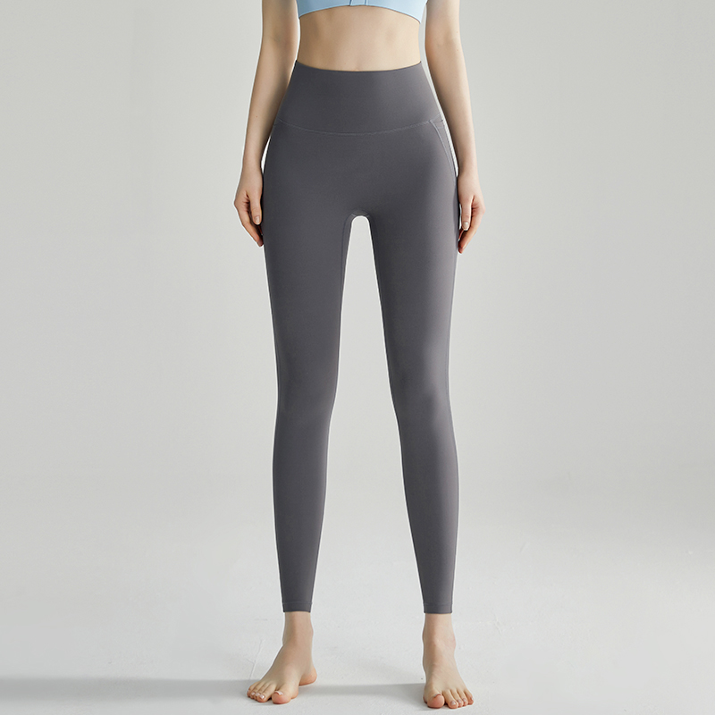 LAHN European Leica Yoga Pants - Seamless High-Waisted Thigh-High Pants for Slimming and Sexy Look - Suitable for Outdoor Activities and Fitness - view 9