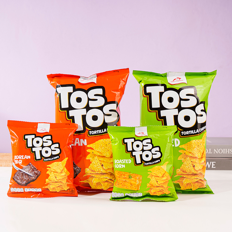 TOSTOS红白兔进口玉米片健康追剧零食美味小小玉米片