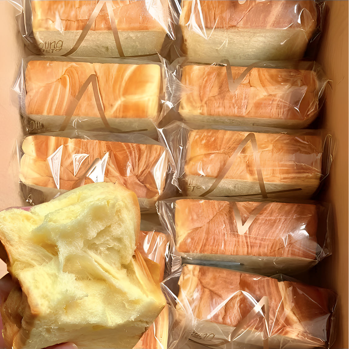 牛奶厚切吐司面包20包糕点零食早餐充饥整箱美味奶香新鲜好吃优选