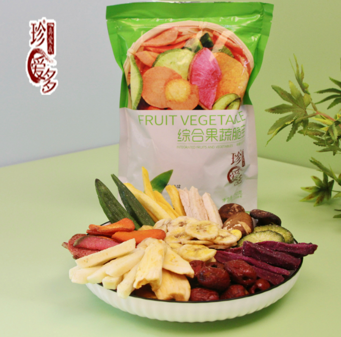珍爱多综合什锦果蔬脆混合果蔬干蔬菜干水果干低温脱水开袋即食