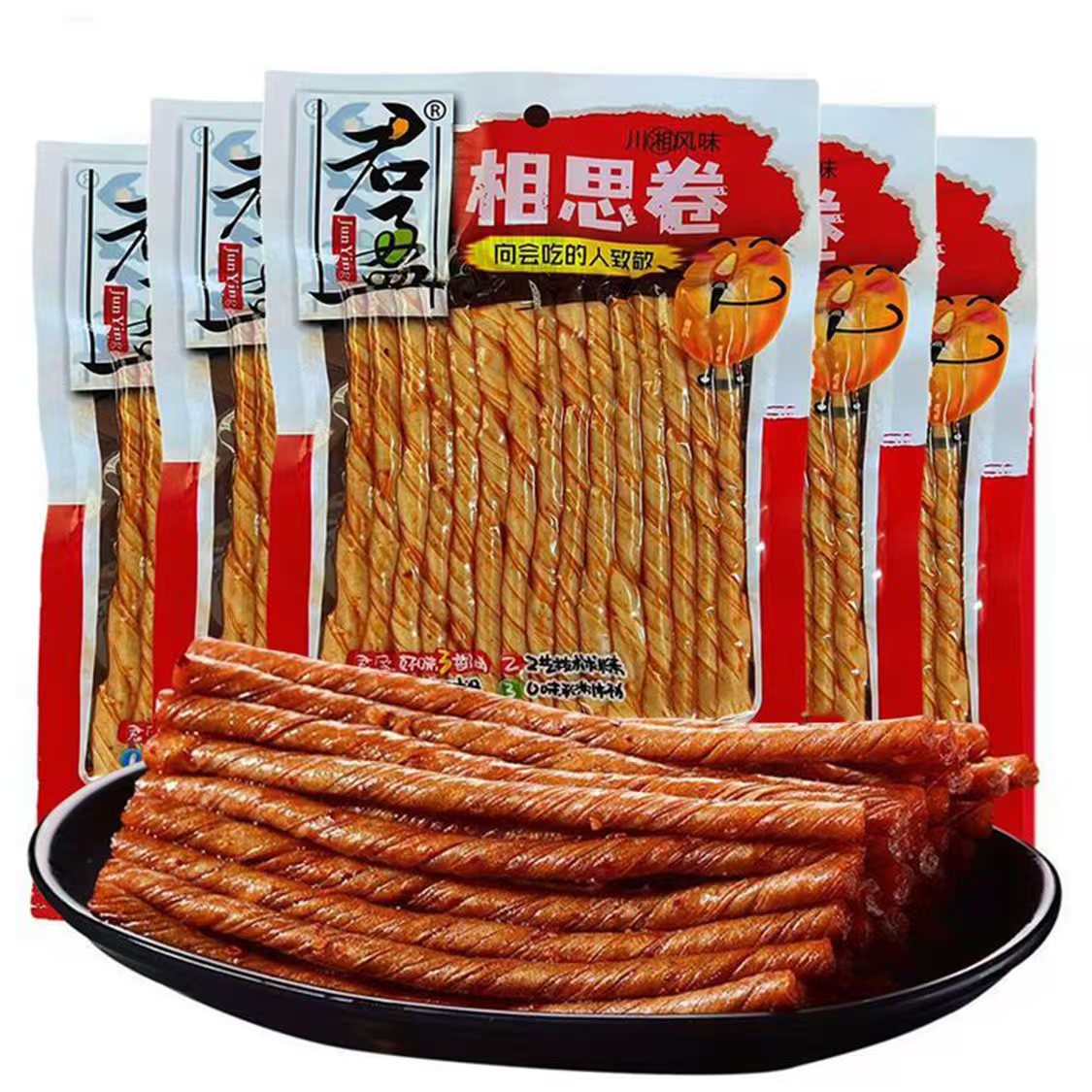 相思卷老式豆筋辣条豆制品皮豆卷休闲零食正品正宗