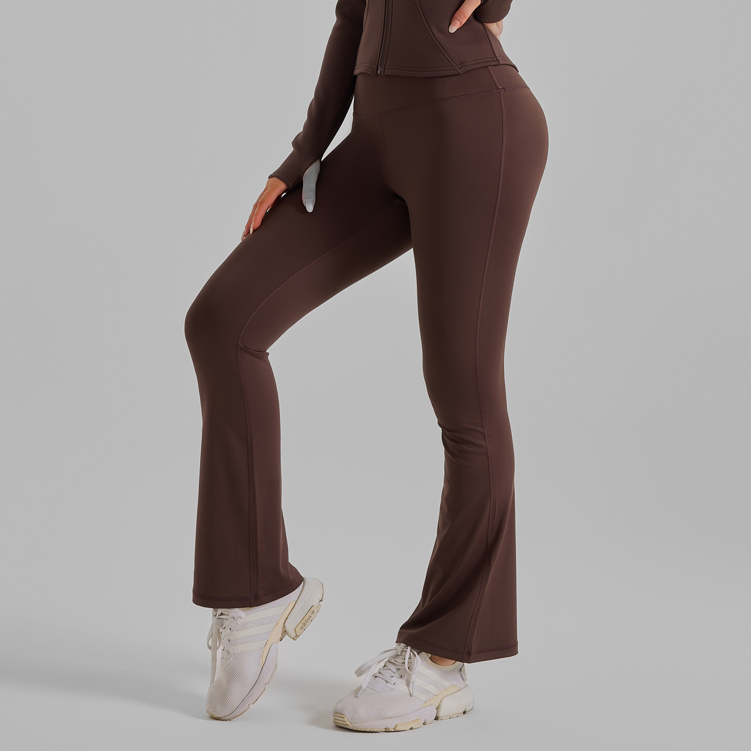 Peach Bell Bottoms - detail view