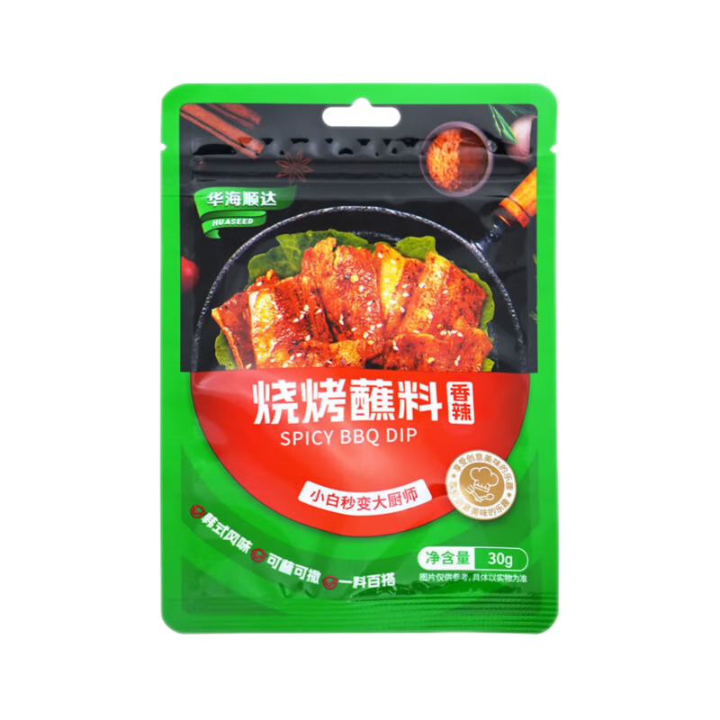 华海顺达 复合调味料 袋装 香辣烧烤蘸料30g*1袋