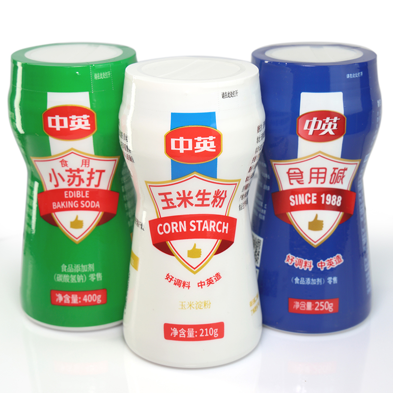 中英 玉米淀粉生粉食用淀粉勾芡家用商用烘焙原料嫩肉烹饪勾芡210g