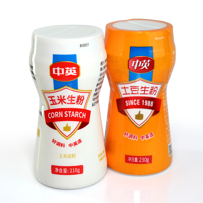 中英 玉米淀粉生粉食用淀粉勾芡家用商用烘焙原料嫩肉烹饪勾芡210g