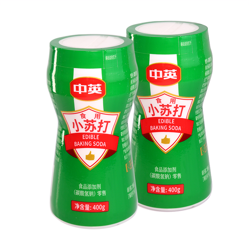 中英 食用小苏打400g/瓶 家用厨房烘焙原料小苏打粉清洁去污水果衣服牙齿