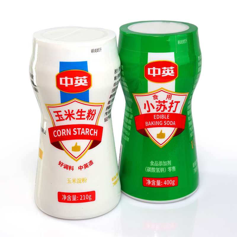 中英 玉米淀粉生粉食用淀粉勾芡家用商用烘焙原料嫩肉烹饪勾芡210g