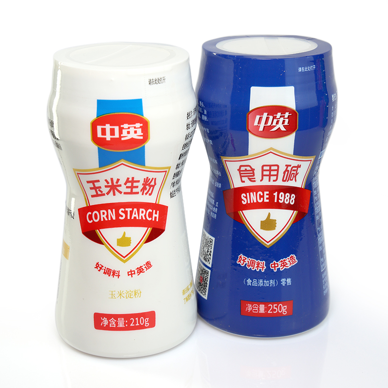 中英 玉米淀粉生粉食用淀粉勾芡家用商用烘焙原料嫩肉烹饪勾芡210g