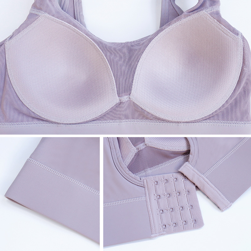 LAHN Women's Anti-Shock Running High-Intensity Outerwear Style Back-Fitting Thin One-piece Cup Yoga Back Cover - detail view