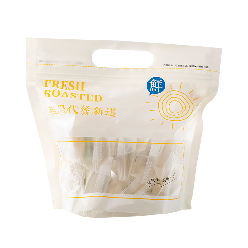 紫薯芋泥豆乳饼餐包糯叽叽麻薯0蔗糖夹心代早餐解馋零食散装批发
