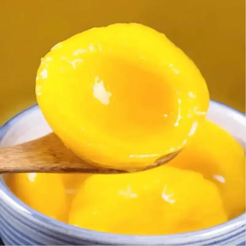 【源头工厂 支持贴牌】新鲜黄桃罐头312克铁罐装水果罐头老年食品应季一整箱罐头