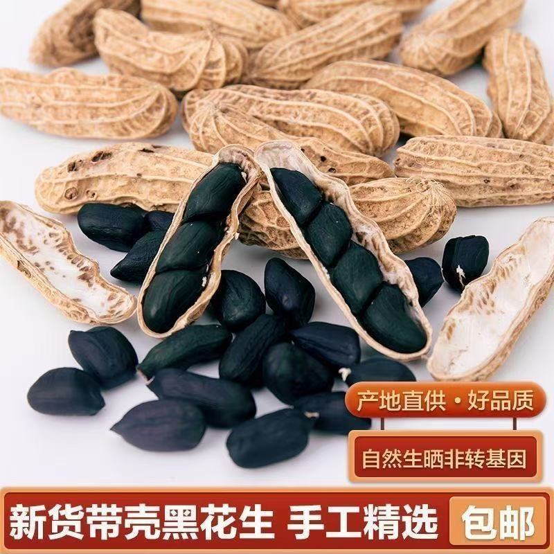 【不包售后】【带壳黑花生净重】花生表壳干净 无黑斑   生花生